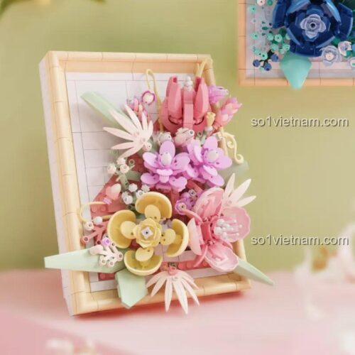 Khung Ảnh Hoa Tươi Mei Ji 13062 đã lắp ráp