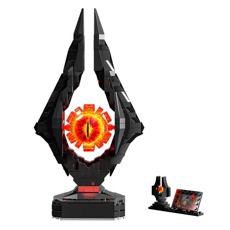 Bộ lắp ghép Mắt Sauron Mei Ji Ji Mu 13070 có đèn LED, mô hình trưng bày độc đáo cho con trai 12 tuổi, giá tốt.