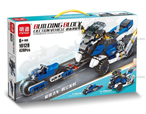 Hộp sản phẩm bộ đồ chơi Xe Đạp Tên Lửa Tốc Độ Cao MingDi 10128