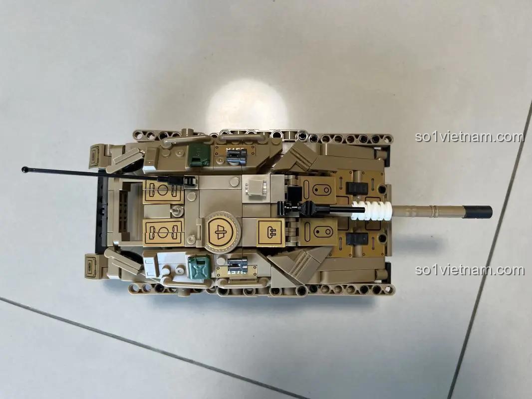 Bộ lắp ghép Xe Tăng Chiến Đấu Chủ Lực Merkava Mingdi, đồ chơi lắp ráp Mô hình Xe Tăng Merkava 8730 cho con trai 14 tuổi, chất lượng vượt trội, đáng tiền.