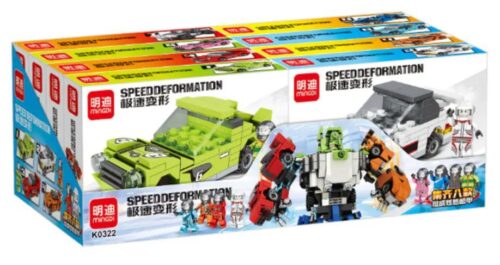 Bộ lắp ghép Xe biến hình robot Mingdi K0322, đồ chơi mô hình Robot cơ giáp cho bé trai 6 tuổi, giá tốt