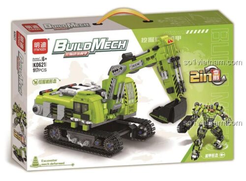 Hộp bộ đồ chơi Máy xúc cơ khí K0621