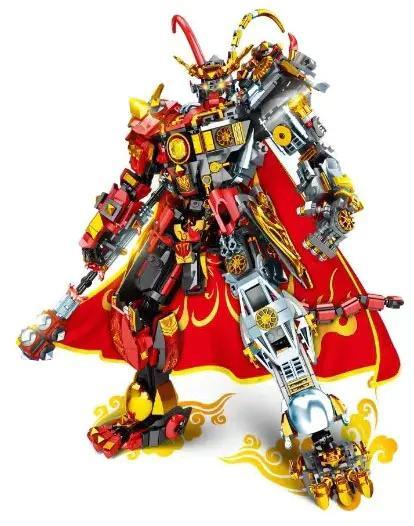 Robot Lục Nhĩ Hầu MingDi K2009, bộ lắp ghép cơ giáp 1330 mảnh, đồ chơi mô hình cho bé 6 tuổi