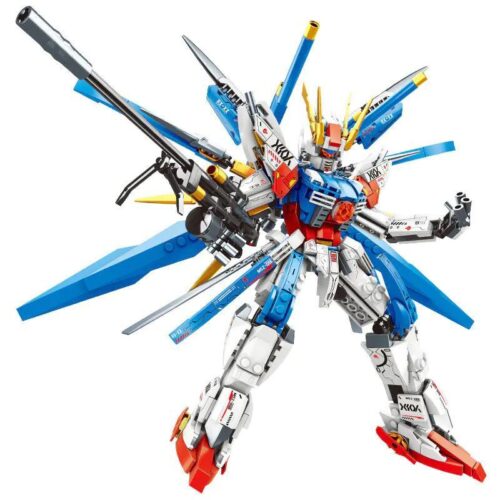 Mô hình robot Cường Tập Cơ Giáp K2036 707 mảnh ghép chi tiết, đồ chơi lắp ráp cho bé trai 6 tuổi, bộ đồ chơi robot biến hình