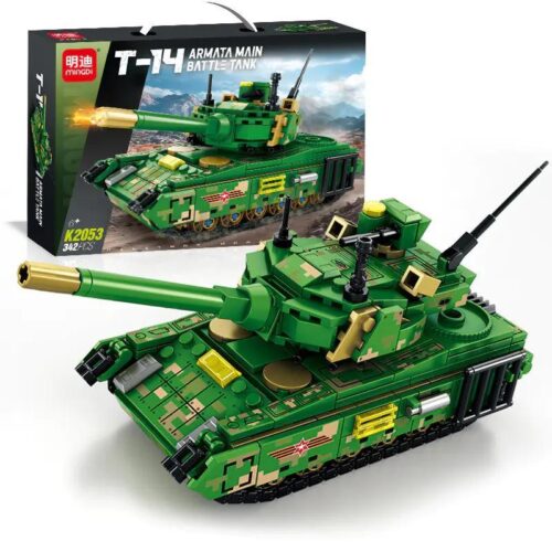 Bộ lắp ghép Xe Tăng Chiến Đấu Chủ Lực T-14 Armata Mingdi K2053, đồ chơi mô hình chất lượng cao cho bé trai 6 tuổi, giá tốt.