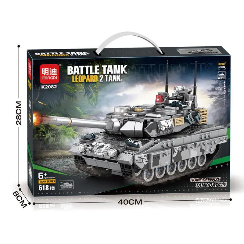bộ lắp ghép Xe tăng chiến đấu Leopard 2A7 Mingdi K2082 cho bé trai 6 tuổi giá tốt