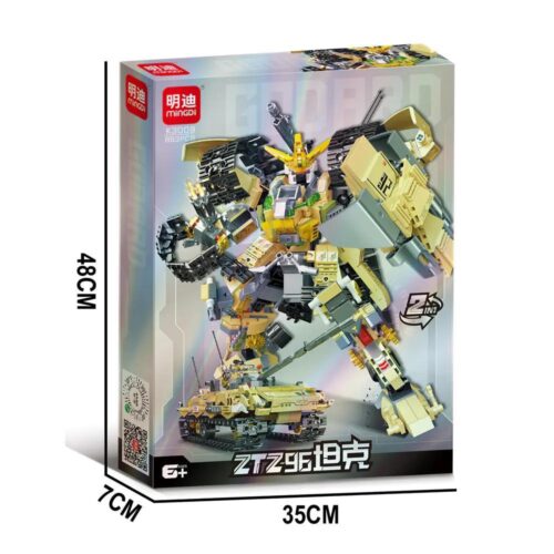 bộ lắp ghép Xe Tăng ZTZ-96 Biến Hình Robot minGDi K3009 giá tốt cho con trai 6 tuổi