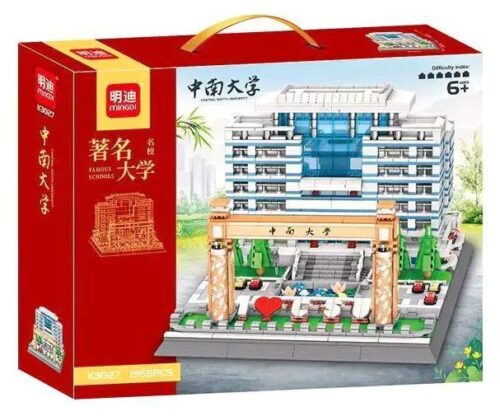 Bộ lắp ghép Đại học Trung Nam Mingdi K3027 1955 chi tiết, đồ chơi mô hình kiến trúc cho bé trai và bé gái 6 tuổi, giá tốt
