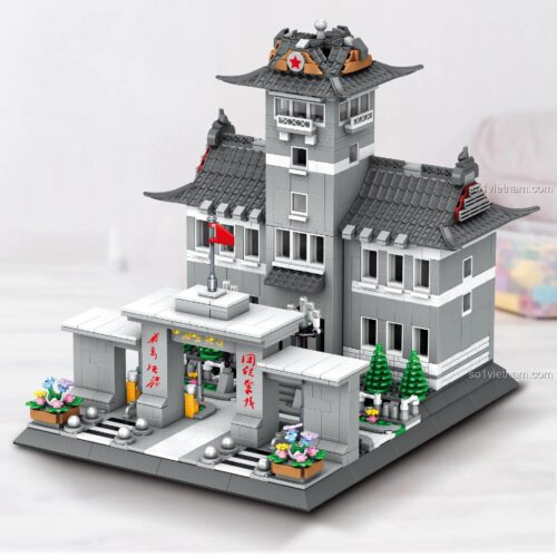 Mô hình Đại học Nam Kinh lắp ráp từ bộ đồ chơi MingDi K3030