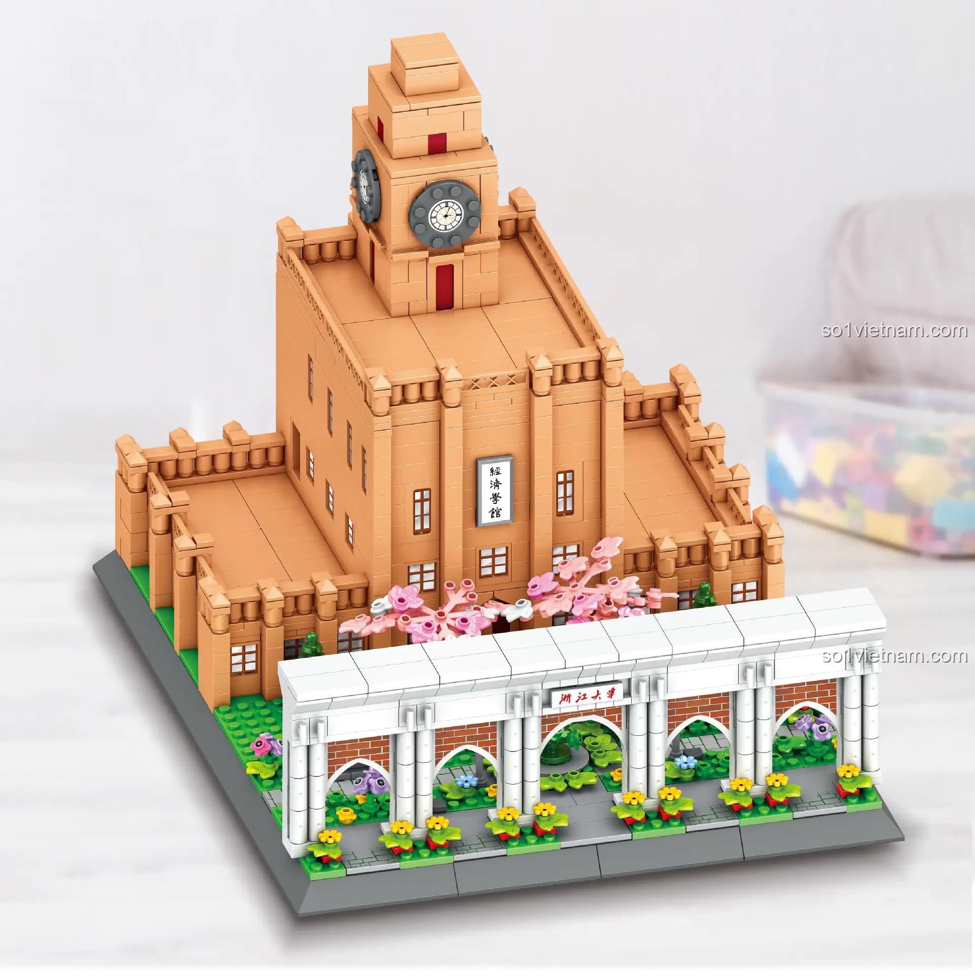 Cảnh quan mô hình MingDi K3034 Trường Đại học Chiết Giang