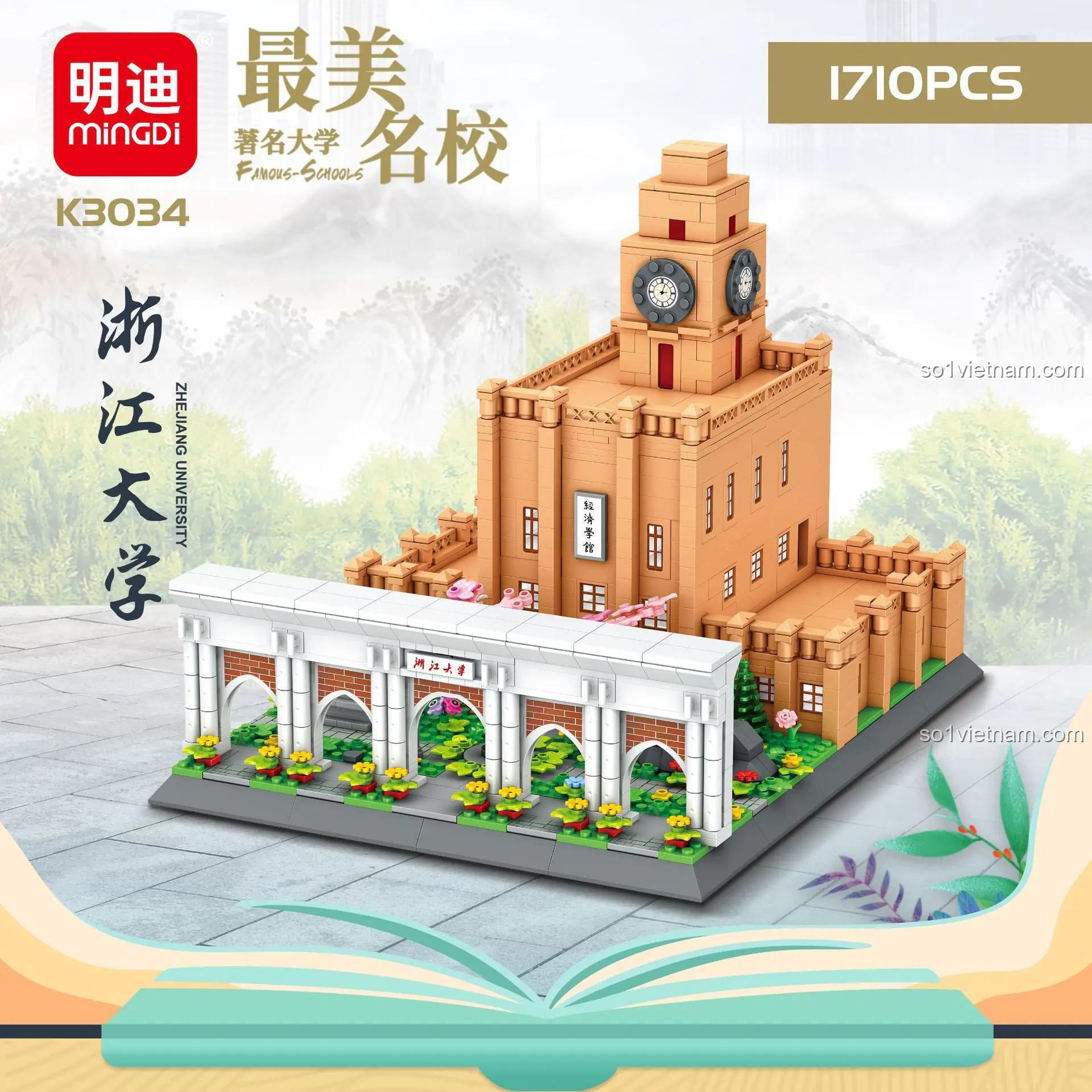 Mô hình MingDi K3034 Trường Đại học Chiết Giang