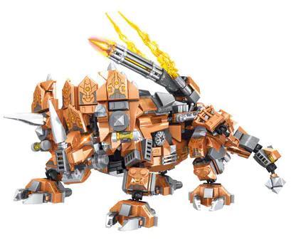 Mô hình Cơ Giáp Khủng Long Bạo Chúa Triceratops MingDi K3070