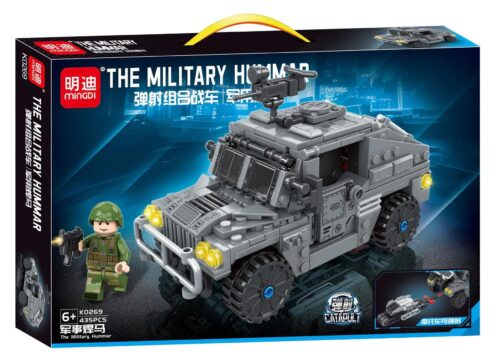 Hộp bộ đồ chơi lắp ráp Xe Quân Sự Hummer K0269 của Mingi
