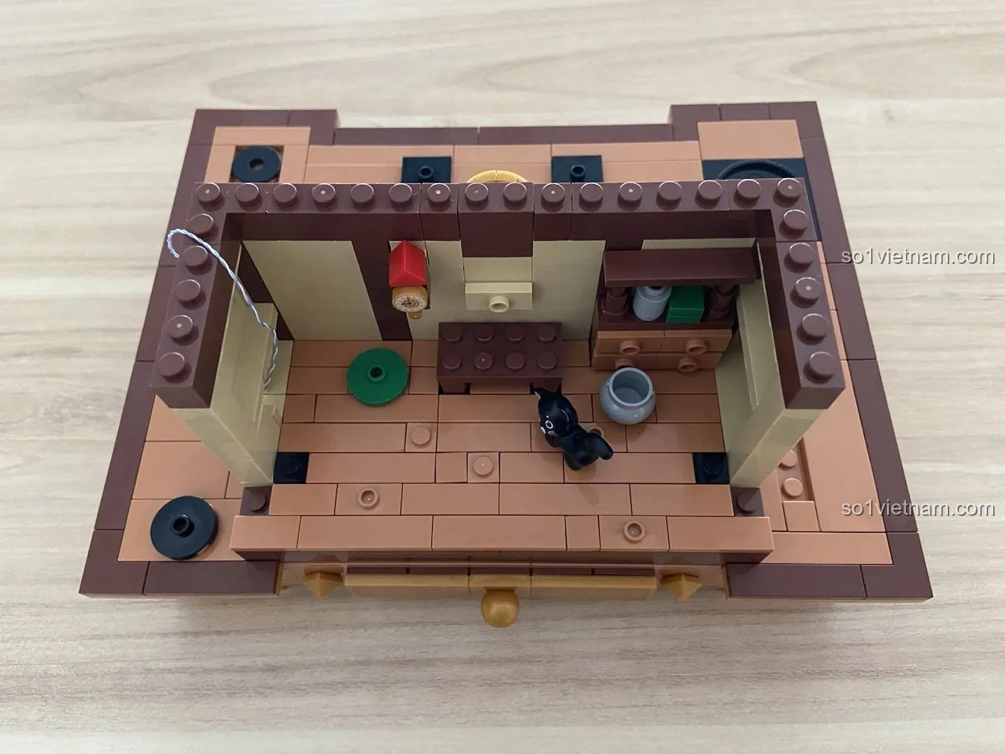 Minifigure ông Geppetto và cô Tiên xanh của bộ lắp ghép Wekki 6186 Pinocchio.