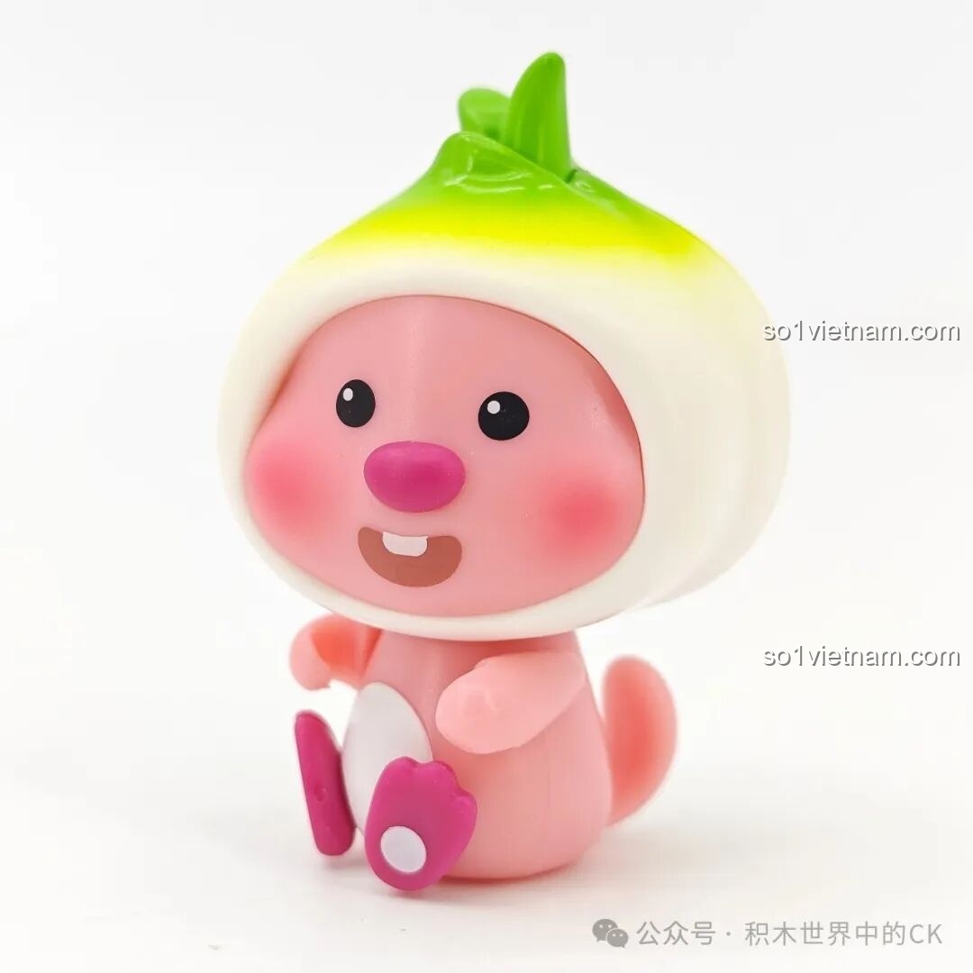 Minifigure Zanmang Loopy trong bộ TC2328 có phần đầu và tay có thể cử động, tăng tính tương tác cho bé.