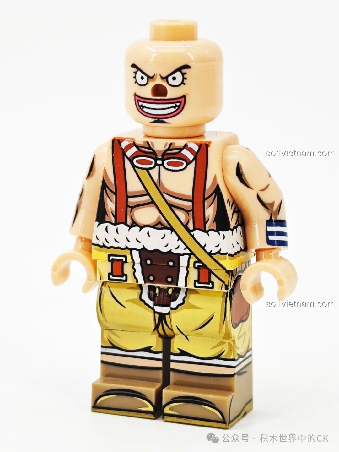 Minifigure Boa Hancock bộ X0356 nhìn từ phía sau