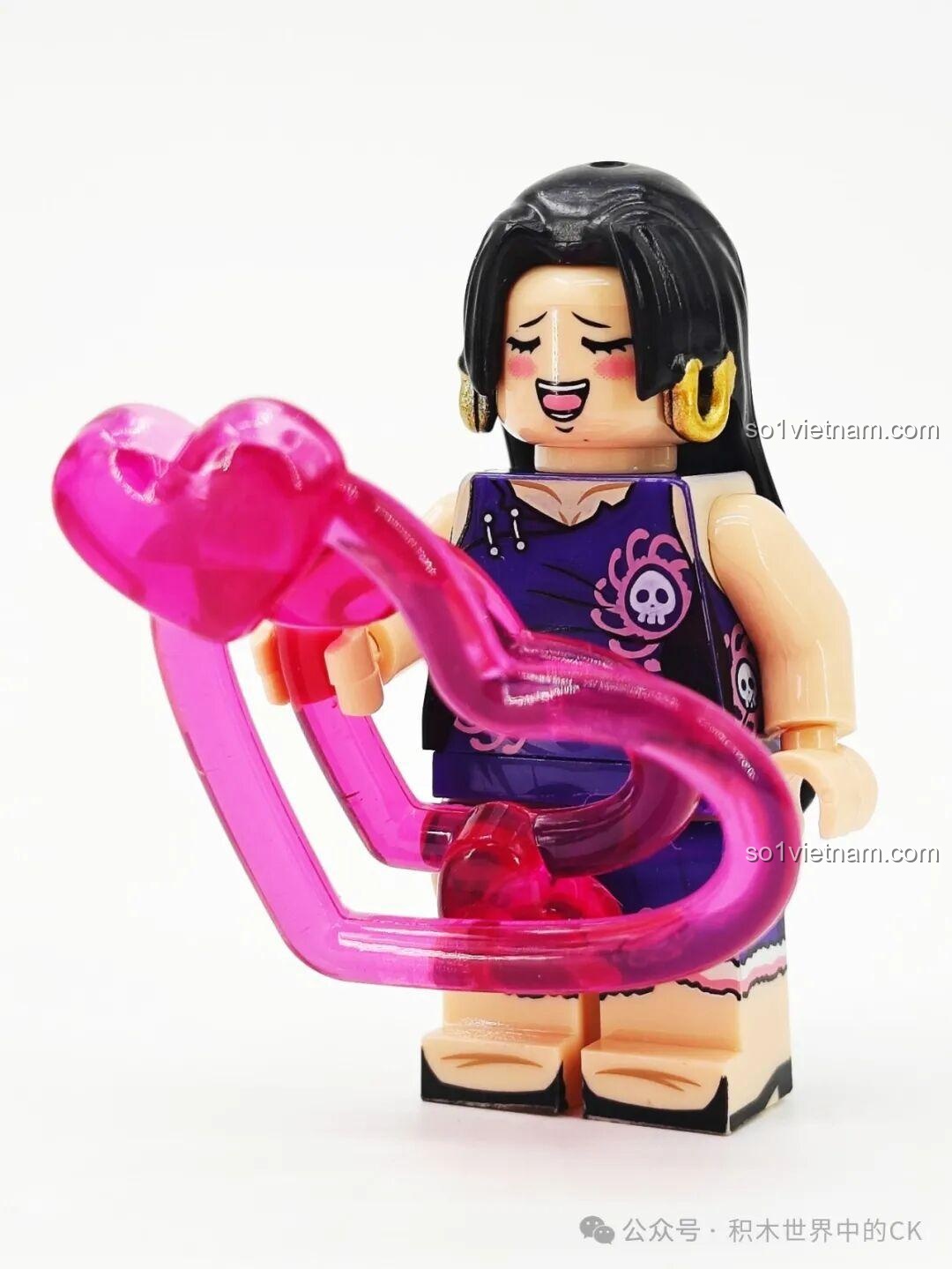 Minifigure Nico Robin bộ X0356 nhìn từ phía sau