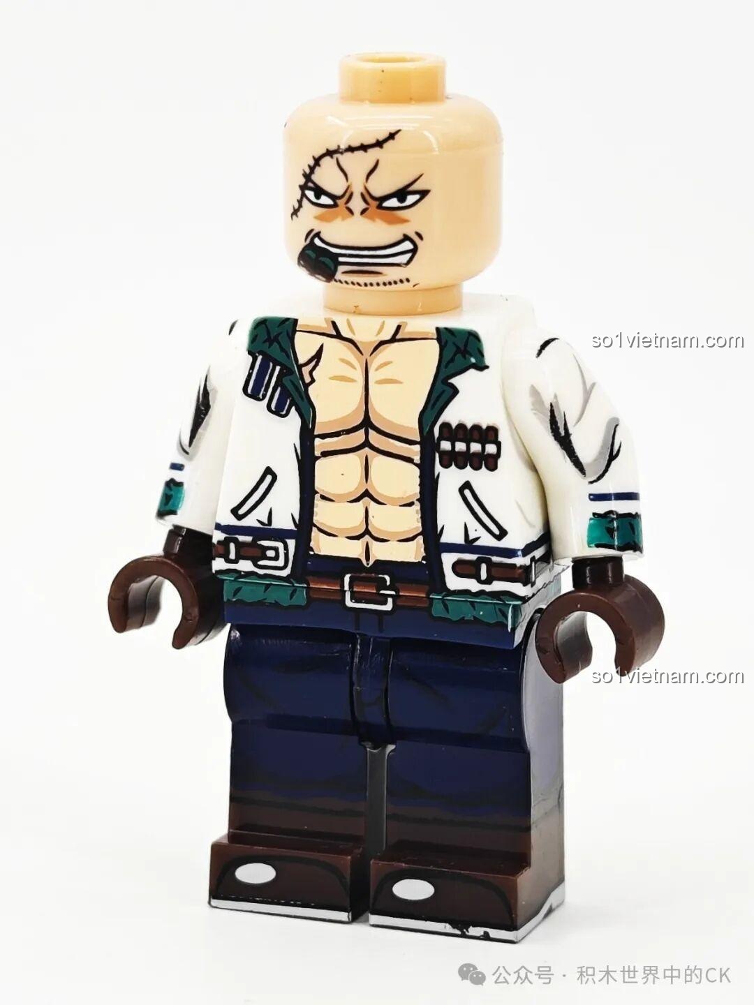 Minifigure Smoker cầm vũ khí