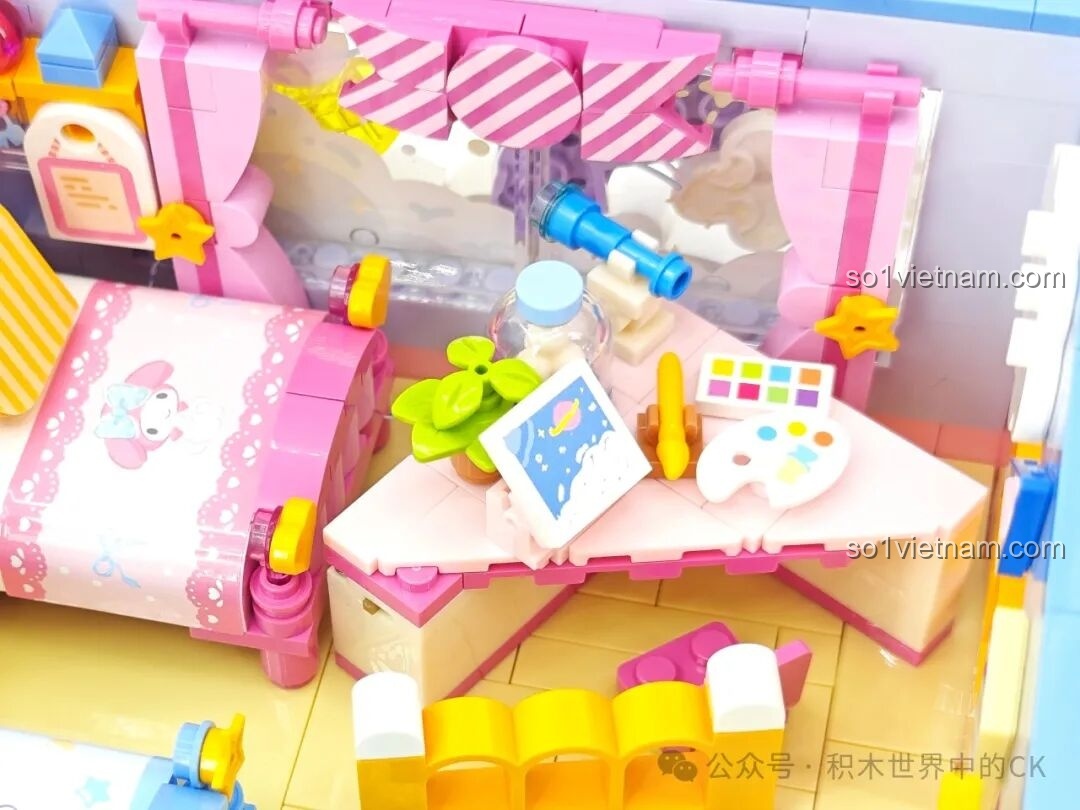 Chi tiết ngoại thất của mô hình đồ chơi lắp ráp TOP TOY TC2067