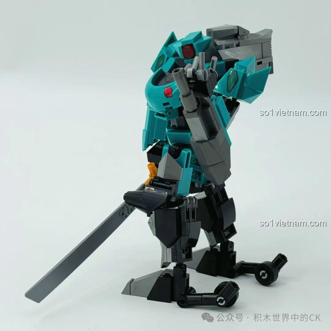 Mô hình Cơ Giáp Lancelot JIESTAR 58161 tư thế giơ kiếm