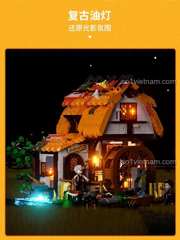 Minifigures đi kèm Cối Xay Gió Trung Cổ F9061 Funwhole