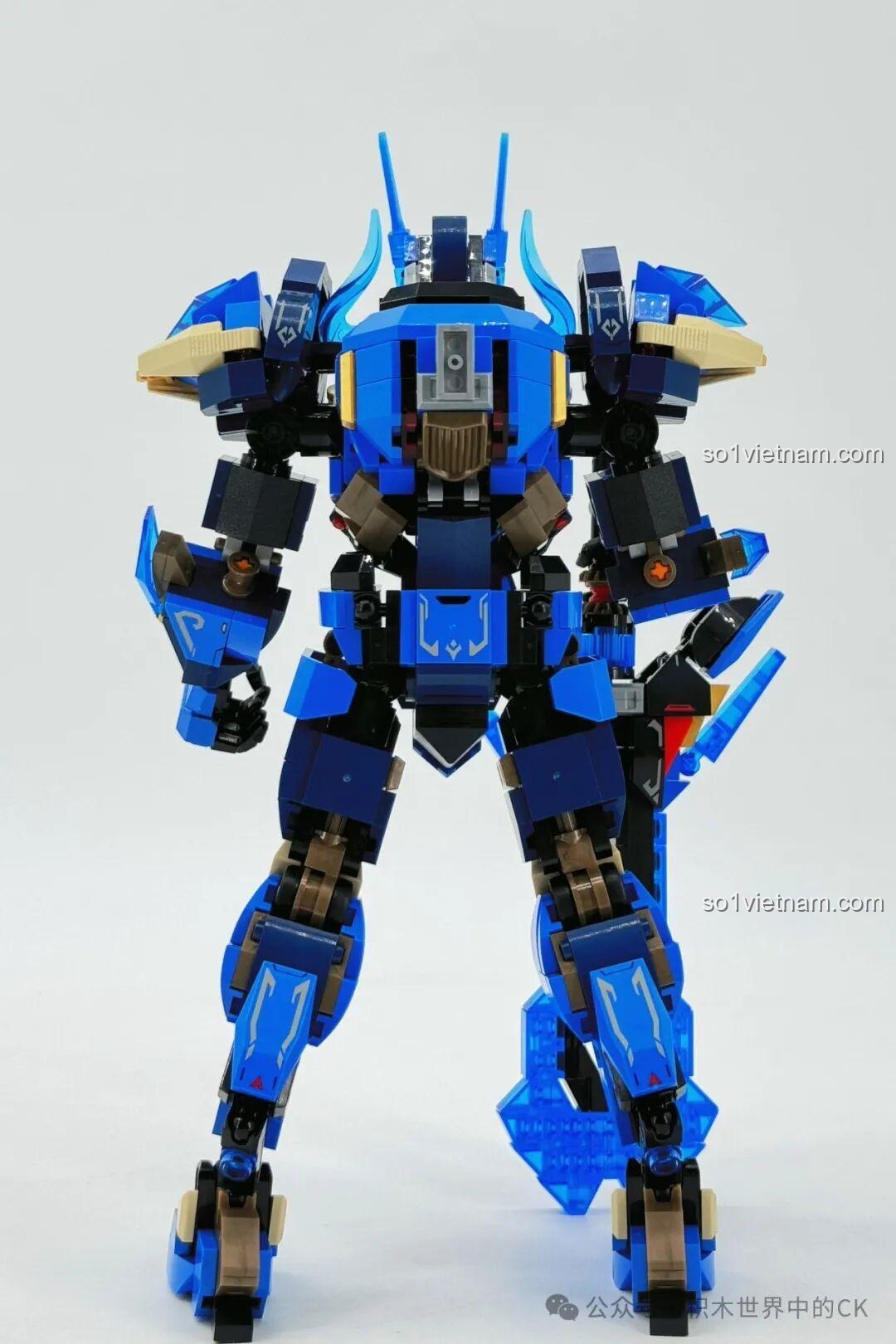 Mô hình robot Ma Lễ Thanh SEMBO 106005 nhìn từ phía sau, không cầm vũ khí.