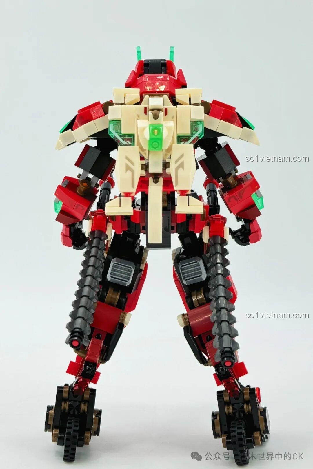 Mô hình robot Ma Lễ Thọ SEMBO 106007 nhìn từ phía sau, không có thần thú.