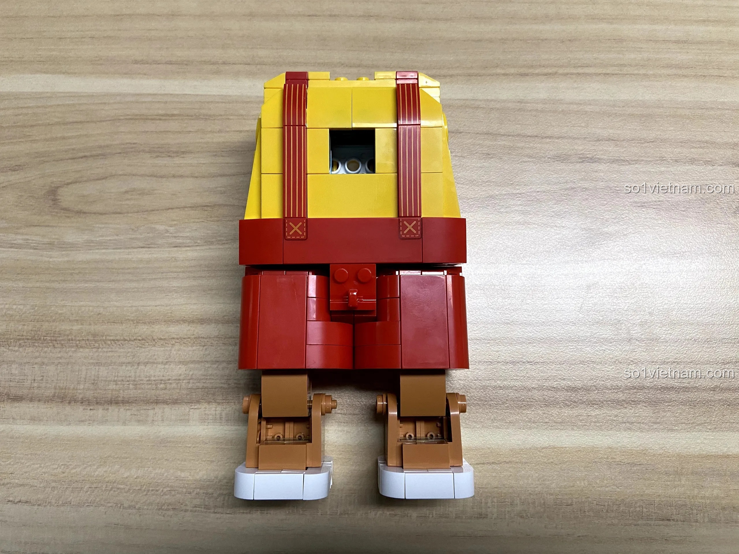 Mô hình Pinocchio Wekki 6186 hoàn chỉnh, ngồi trên bệ cảnh với biểu cảm đáng yêu.