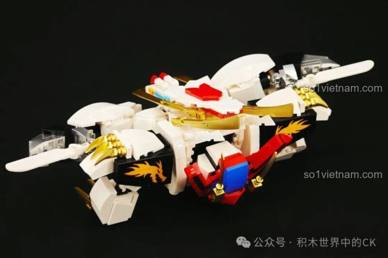 Mô hình Robot Rồng JIESTAR 58206 Ryuomaru dạng Phượng Hoàng cầm kiếm