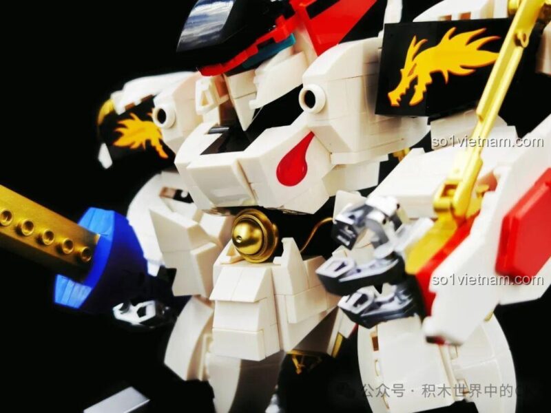 Mô hình Robot Rồng JIESTAR 58206 Ryuomaru dạng Phượng Hoàng, nhìn từ phía sau