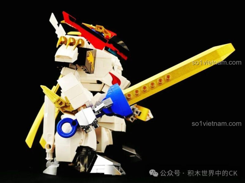 Mô hình Robot Rồng JIESTAR 58206 Ryuomaru dạng Robot, nhìn từ phía trước