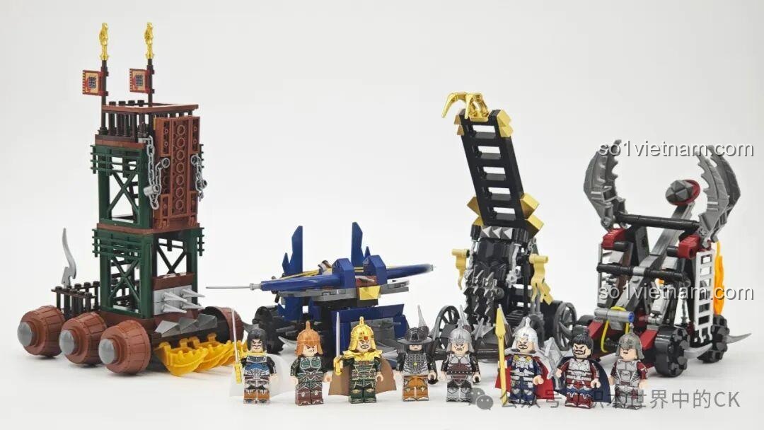 Mô hình Tường Thành Ngụy Decool 20610 cùng nhân vật cận cảnh