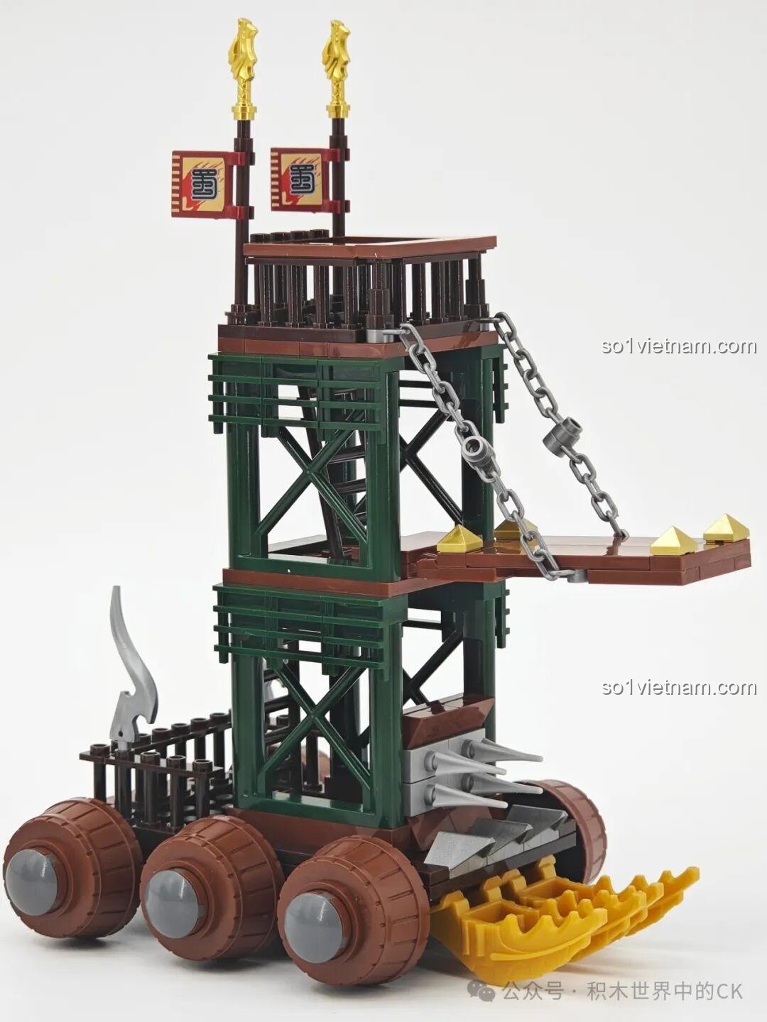 Mô hình xe công thành Decool 20609 Thần Tý Nỏ Hán đầy đủ