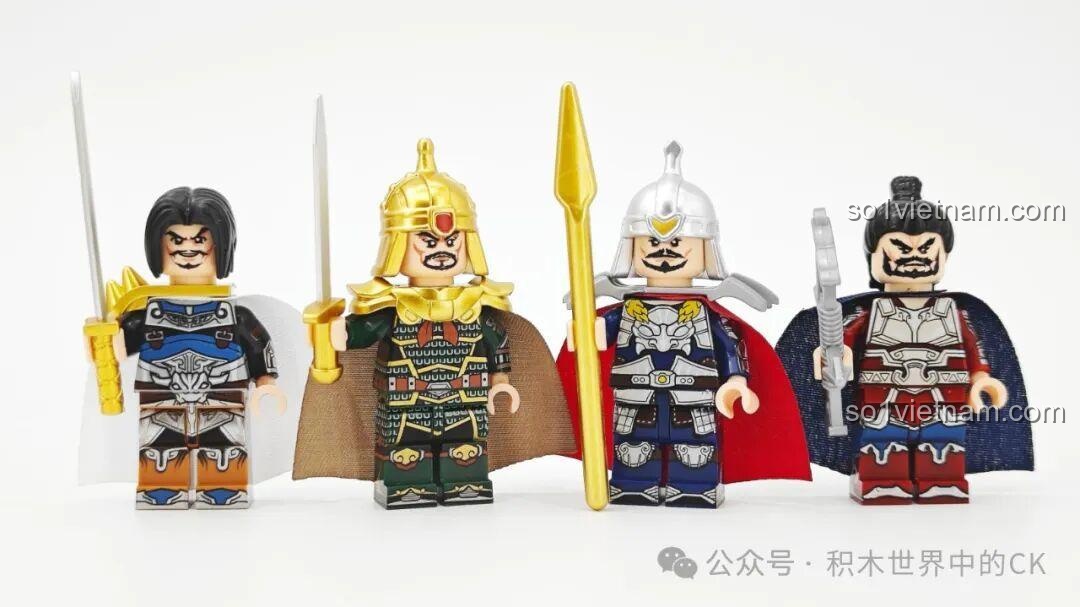 Mô hình xe công thành Decool 20609 Thần Tý Nỏ Hán cùng nhân vật cận cảnh