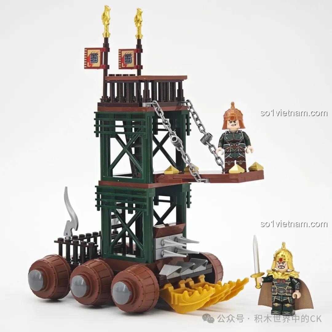 Mô hình xe công thành Decool 20609 Thần Tý Nỏ Hán cùng nhân vật