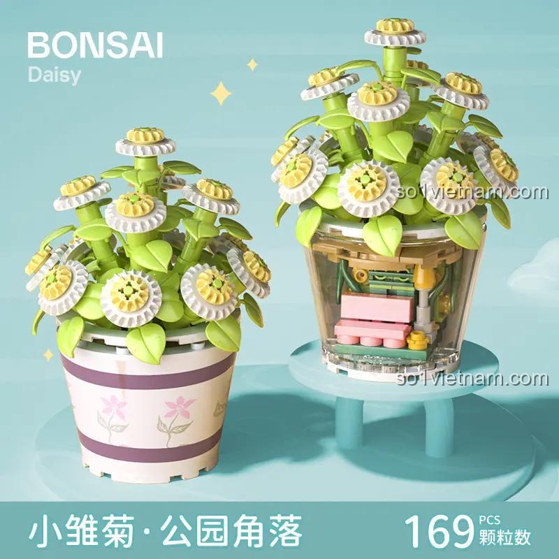 Bộ đồ chơi Chậu Cúc Nhỏ Mogge 9134 đã lắp ghép