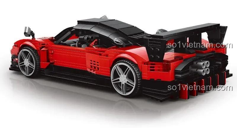 đồ chơi mô hình Xe đua Pagani Zonda R Mould King 10041, chi tiết ống xả tinh xảo, quà tặng bé trai 8 tuổi