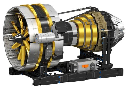 Mô hình Động cơ Phản lực Mould King 10141 chi tiết, bộ lắp ráp 2256 mảnh cho con trai 14 tuổi, giá tốt.