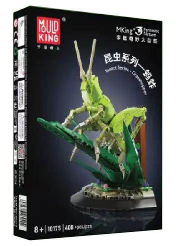 Hộp bộ lắp ghép Mould King 10175 Mô hình Châu chấu, đồ chơi mô hình côn trùng cho bé 8 tuổi, giá rẻ.