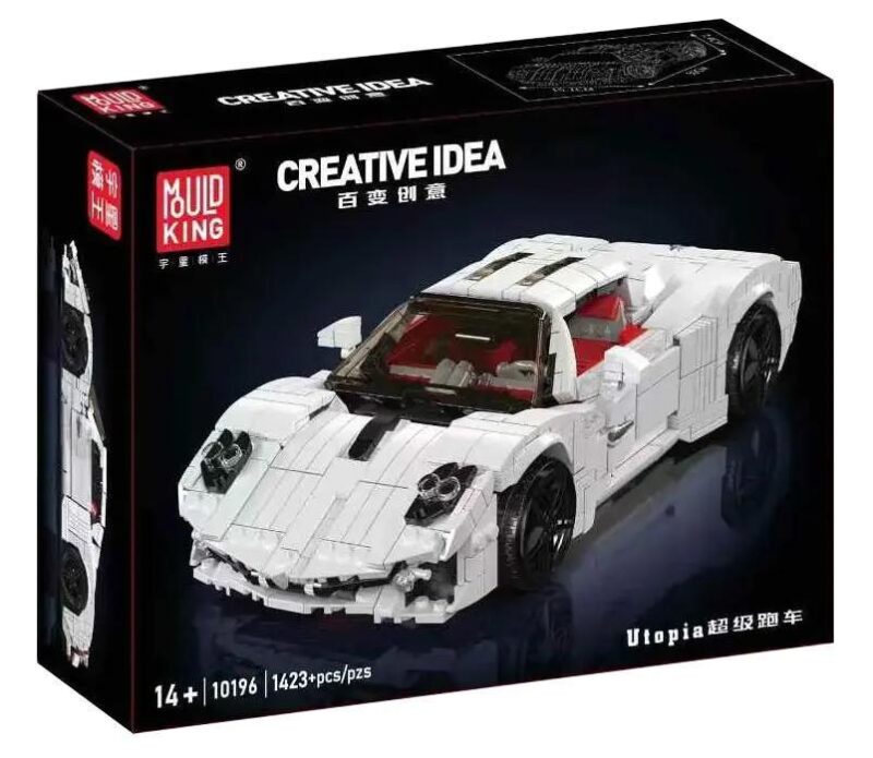 Bộ lắp ghép Mould King 10196 Pagani Utopia giá tốt, đồ chơi lắp ráp siêu xe Pagani Utopia cho con trai 14 tuổi, chất lượng cao