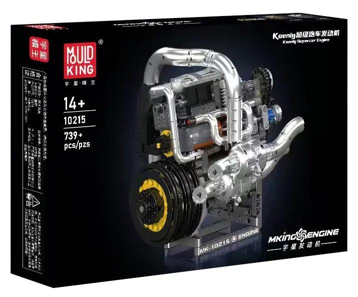 Bộ lắp ghép Động cơ siêu xe Koenig Mould King 10215, mô hình động cơ siêu xe cho con trai 14 tuổi, giá tốt.