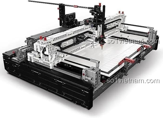 Máy vẽ tự động Mould King 13181, chi tiết cơ khí phức tạp, tương thích LEGO Technic