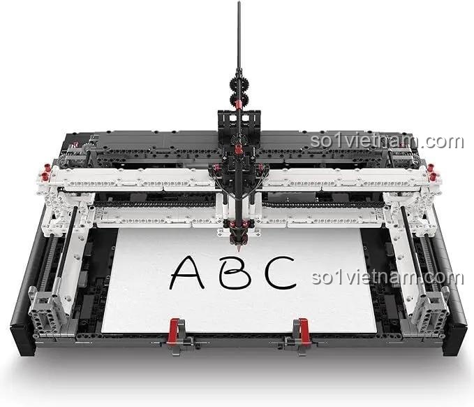 đồ chơi lập trình 13181 viết chữ, mô hình Cỗ máy vẽ kỹ thuật chất lượng cao