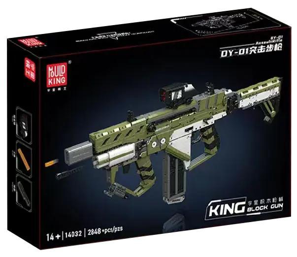 Hộp bộ lắp ghép súng trường tấn công DY-01 Mould King 14032 cho con trai 14 tuổi, giá rẻ, chất lượng cao.