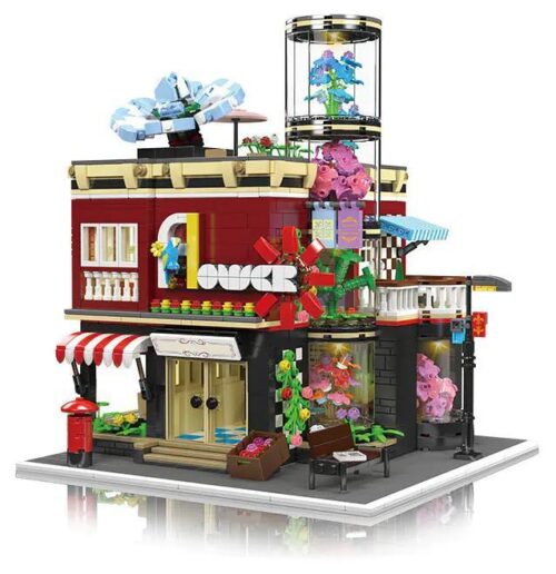 bộ lắp ghép Cửa Hàng Hoa Mould King 16056, đồ chơi mô hình cho thanh niên 14 tuổi, giá tốt
