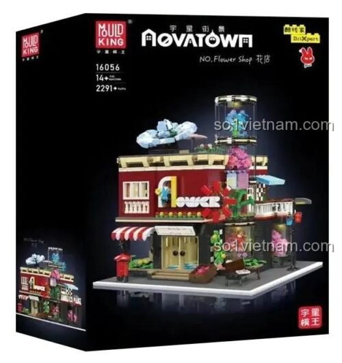 đồ chơi mô hình Mô hình Cửa Hàng Hoa Mould King 16056, bộ lắp ghép cho thanh niên 14 tuổi, giá rẻ