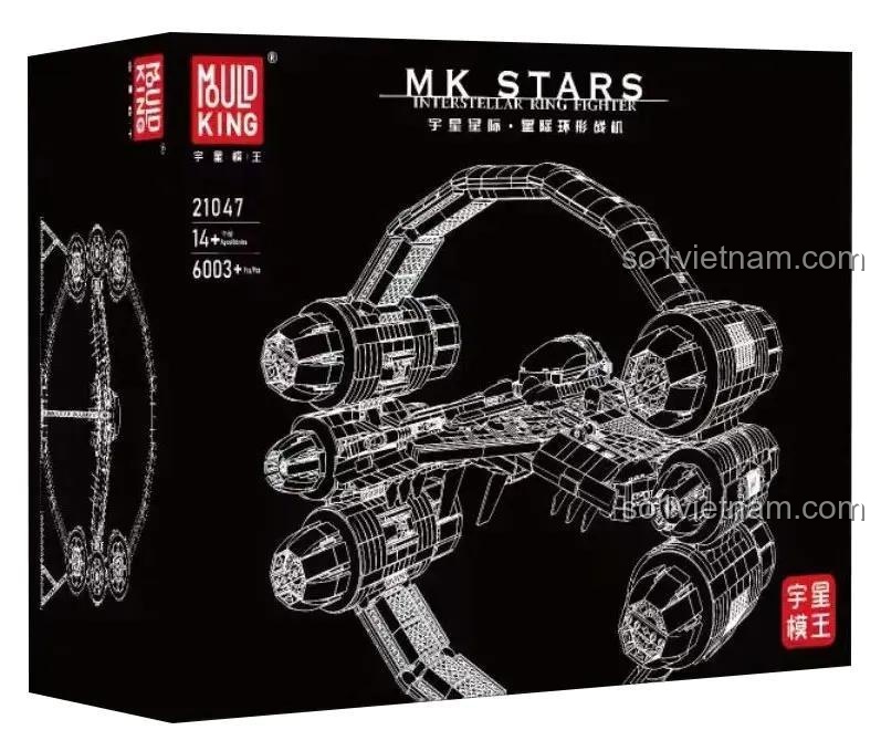 Hộp sản phẩm Mould King 21047 Chiến Cơ Vòng Xoáy Liên Sao - Bộ đồ chơi Star Wars, 6003 mảnh ghép, độ tuổi 14+
