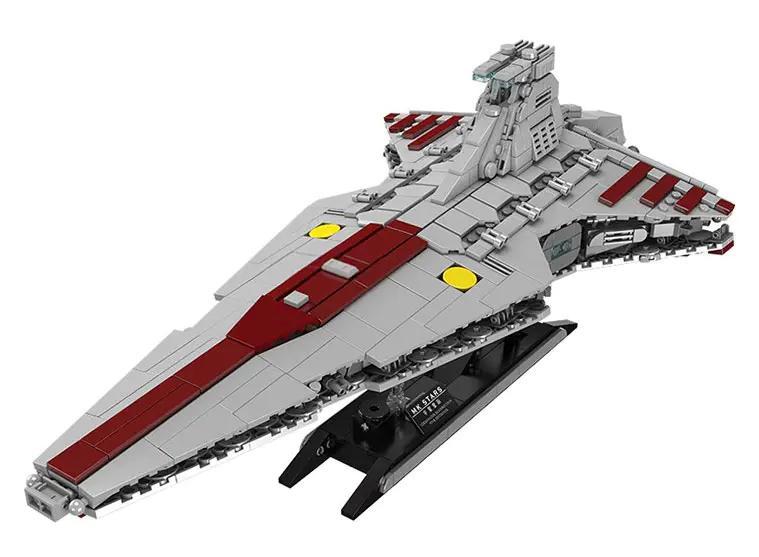 Bộ lắp ghép Cộng Hòa Tấn Công Tuần Dương Hạm Mould King 21074, mô hình tàu chiến không gian Star Wars hoành tráng cho bé trai 8 tuổi, giá tốt.