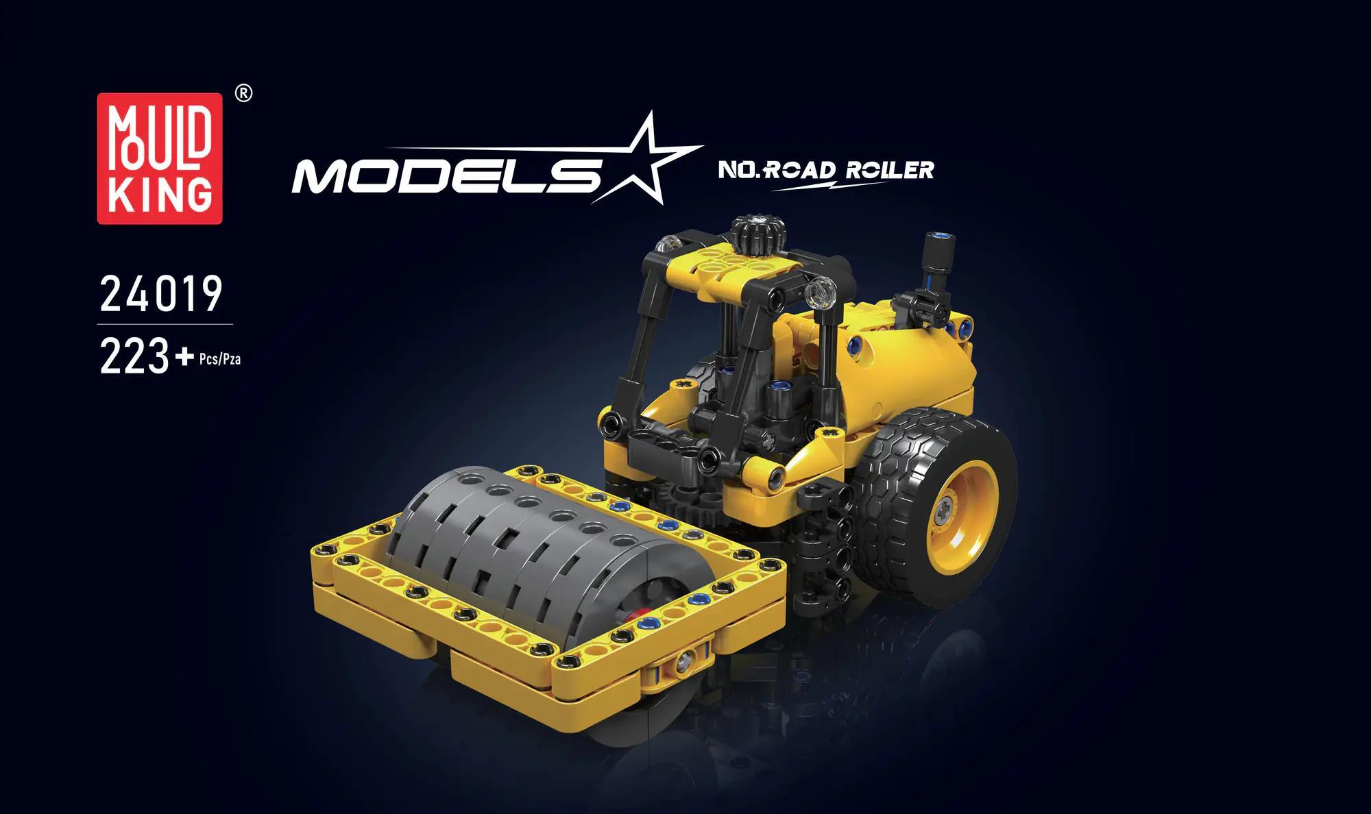 Bộ đồ chơi Mould King 24019 Xe Lu Technic chân thực cho bé trai 8 tuổi