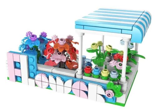 Mould King 24032 MINI迷你:迷你花店 bộ lắp ghép cửa hàng hoa mini 261 mảnh, độ tuổi 8+, màu sắc tươi sáng, thiết kế tinh xảo